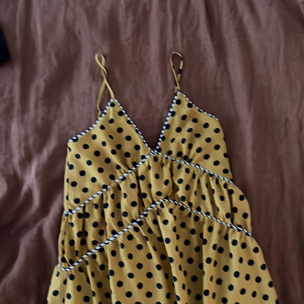 House of Harlow 1960 x REVOLVE never been worn RUSSO MAXI IN SAFFRON POLKADOT